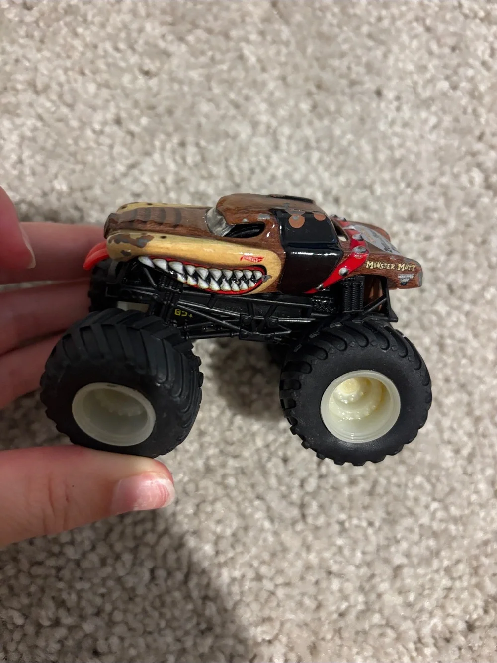 Kids Monster Truck Toy Set - Green, Blue, Silver, Brown